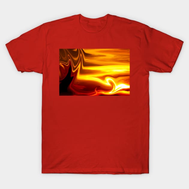 Misty Flames T-Shirt by fulya